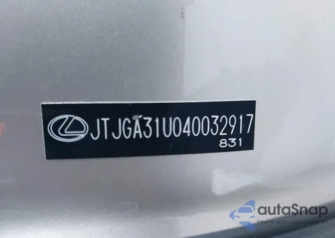 2004 Lexus Rx 330 из США, поврежденный, VIN JTJGA31U040032917